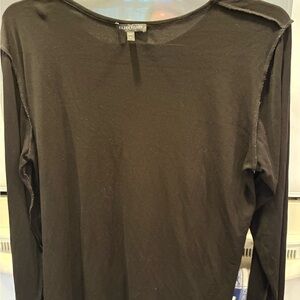 Eileen Fisher Elegant Black Knit Top